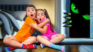 Matteo and Gabriella Learn Not to be Afraid of Monsters | Ghosts For Kids