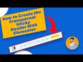 How to make Transparent Sticky Header Using Elementor | Elementor wordpress tutorial