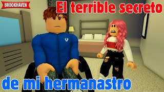 EL TERRIBLE SECRETO DE MI HERMANASTRO - Parte 1 | Mini Pelicula |Brookhaven rp🏡historia de roblox