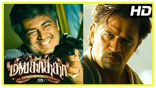 Mankatha Tamil Movie | Ajith eliminates Lakshmi Rai | Arjun and Ajith fight | Premgi is executed
