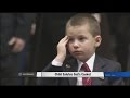 Child Salutes Dad's Casket