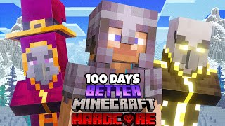 I Survived 100 Days in BETTER Minecraft Hardcore... here's what happened