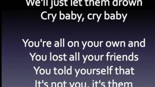 cry baby clean lyrics