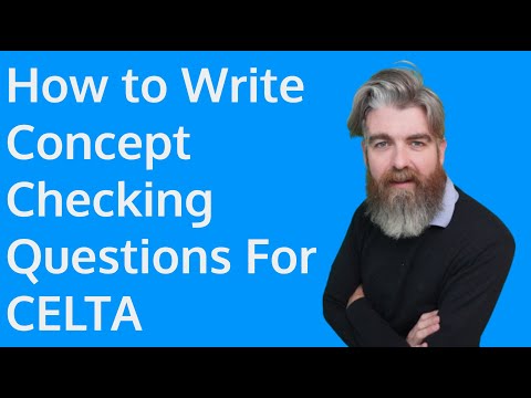 How To Write Concept Checking Questions For Celta Youtube