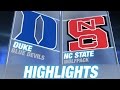 Duke vs North Carolina State | 2014-15 ACC Men's Basketball Highlights