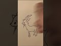 ✏️🐐 HOW TO DRAW A GOAT CHARACTER #shorts #strejdarukus