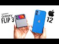 Samsung Z Flip 3 vs iPhone 12 - Best pick under Rs80,000 !!