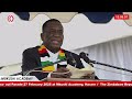 President Mnangagwa's speech at Morris Depot (Mkushi Academy)