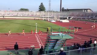 2013東日本実業団陸上　男子1500m決勝　佐藤悠基、上野 裕一郎