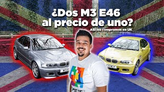 ASÍ compramos dos M3 E46 MUY BARATOS en UK! Así se IMPORTA un coche, TODO lo que vivimos en el VIAJE