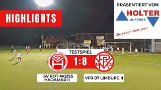 SV Rot-Weiß Hadamar II - VfR 07 Limburg II 1:8 | Testspiel