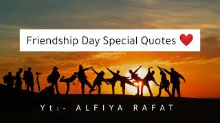 Happy Friendship Day 2021 ❤️Friendship Day Quotes | 1st August  Friendship Day Messages