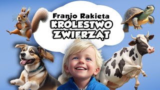 Odkryj świat zwierząt z Franiem Rakietą-naucz malucha poznawania zwierząt