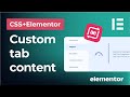 Create tabs with custom design in Elementor | Make tabs with custom layouts with Anywhere Elementor