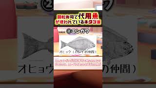 【ゆっくり解説】代用魚が使われている回転寿司ネタ３選