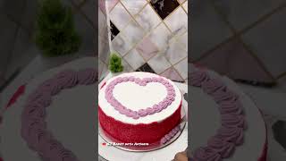 ഇനി എളുപ്പത്തിൽ heart വരക്കാം.. #loveshape #love #redforestcake #cakewriting #fondent #funny #food