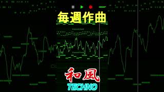 【Every Week GarageBand】 Japanese Style Techno!!  #Shorts