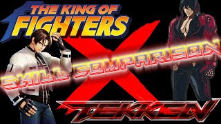 《拳皇x铁拳》招式比较 / “KOF x TEKKEN” skills comparison