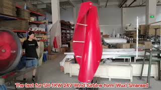 Helical vertical wind turbine for home use text 400W-2000W ,12V-96V