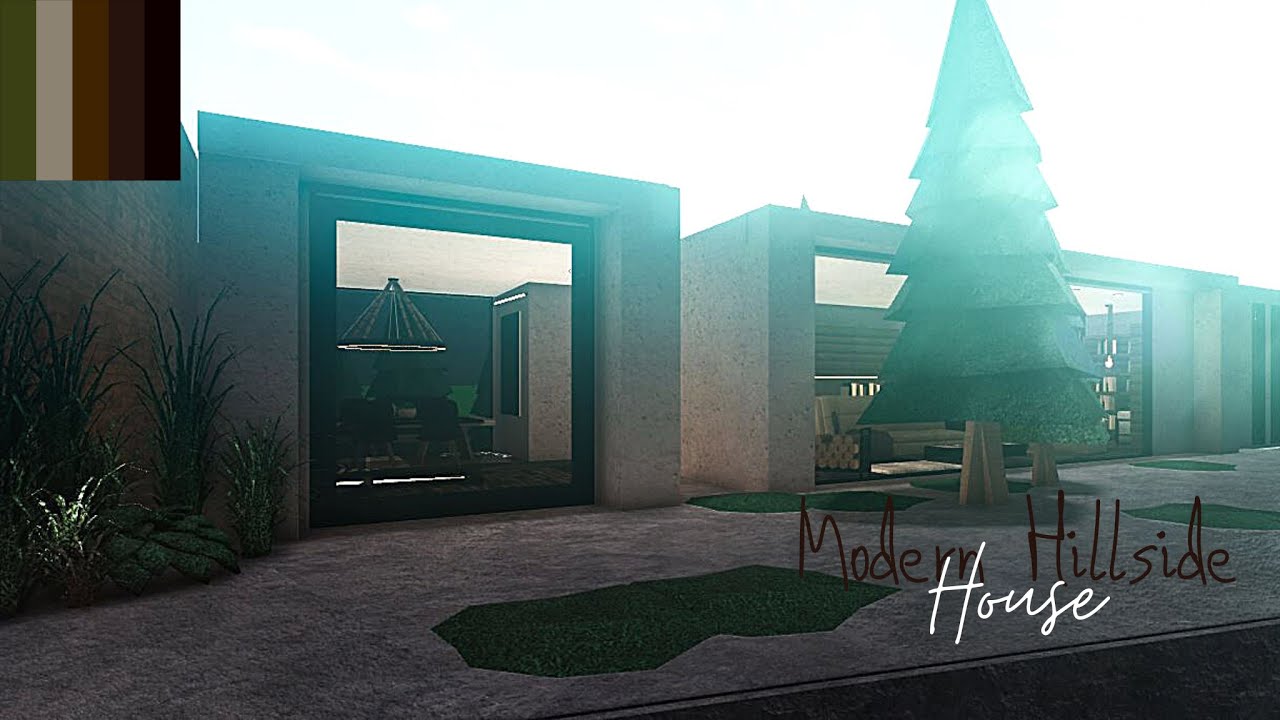 | Industrial Modern House #tutorial|Welcome To Bloxburg| | No Large ...