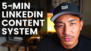My 5-Minute LinkedIn Content Marketing System