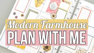 Plan With Me - Big Happy Planner Modern Farmhouse Spread for my Patron! November 2023