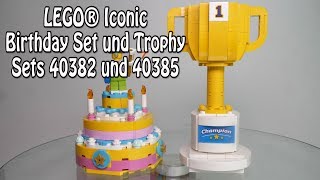 Review: LEGO Trophy und Brithday Set (Set 40382 und 40385)