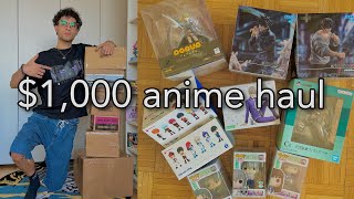 anime unboxing haul: $1,000 worth of products 📦