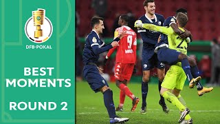 Penalty Craziness & Insane Goals | Best Moments of the 2nd Round in the DFB-Pokal