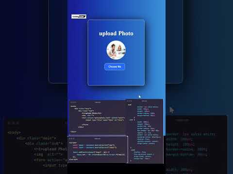 Upload photo #shorts #coding #development #softwaredevelopment #frontend #html #css #javascript