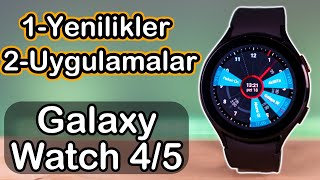 YENİ ÖZELLİKLER - SÜPER UYGULAMALAR⌚️| Samsung Galaxy Watch 4
