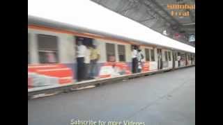 Mumbai local starts and crossing of Mumbai local.........