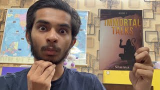 Immortal Talks By Shunya Book Review 📚 in Hindi - Kitaabi Talks