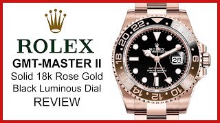 ▶ Rolex GMT-Master II, Rose Gold, Brown/Black Ceramic “Rootbeer” - REVIEW 126715CHNR