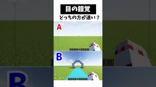 【マイクラ】目の錯覚？解説はコメント欄！【ゆっくり実況】【Minecraft】 #shorts