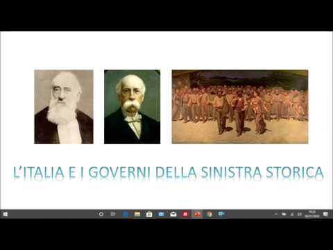 L'Italia E I Governi Della Sinistra Storica - YouTube