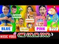 One Color Food 🎵 Raptain Hook (FV Family 24 Hour Challenge Animated Music Video)