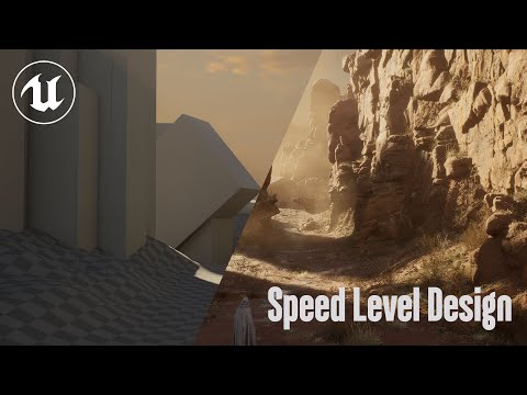 Speed Level Design UE5 – Timelapse of the Desert