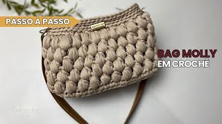 Bolsa em crochê moderno com Ponto Puff / Bag Molly em crochê