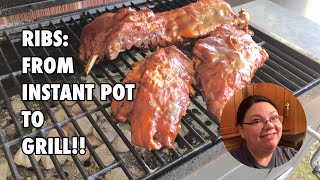 RIBS: FROM INSTANT POT TO GRILL!