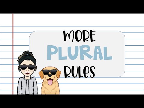 What are nouns that end with Y?