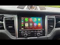 Wireless CarPlay and AndroidAuto in Porsche Macan 2014-2016 (supports touch screen)