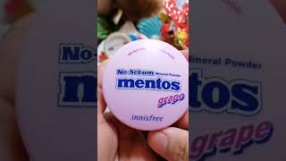 innisfree mentos grape mineral powder #makeup #innisfree #mentos #shorts