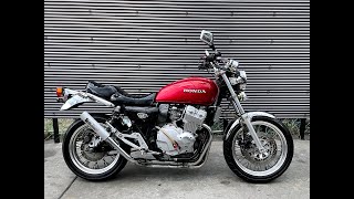 HONDA CB400Four NC36 - ホンダ CB400フォア - プリティレーシング製マフラー、タックロールシート装備