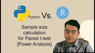 Python Vs. R: Power analysis to calculate sample size for Paired t-test