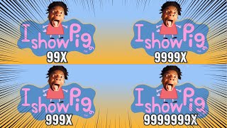 iShowSpeed in Peppa Pig Intro Getting 999999X Speed