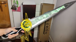 【究極大聖劍 日本版】雷鳴劍黄雷 型態詳細介紹 P-BANDAI KAMEN RIDER SABER SEIKEN 80CM EXTRA LARGE SEIKEN ESPADA part