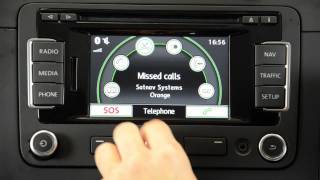 Satnav Systems Tutorials: How to pair a telephone with the bluetooth on RNS 315