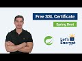 Spring Boot: Install a free SSL certificate from Let's Encrypt