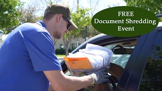 Free Document Shredding Event!